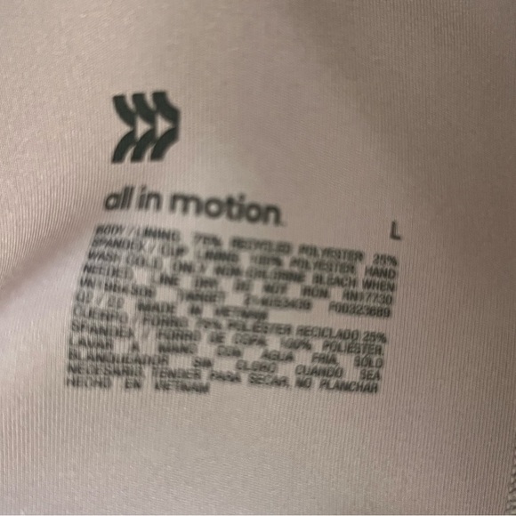 Set if 3 38C large all in motion sports athletic bras pink blue purple zip front - Picture 8 of 11